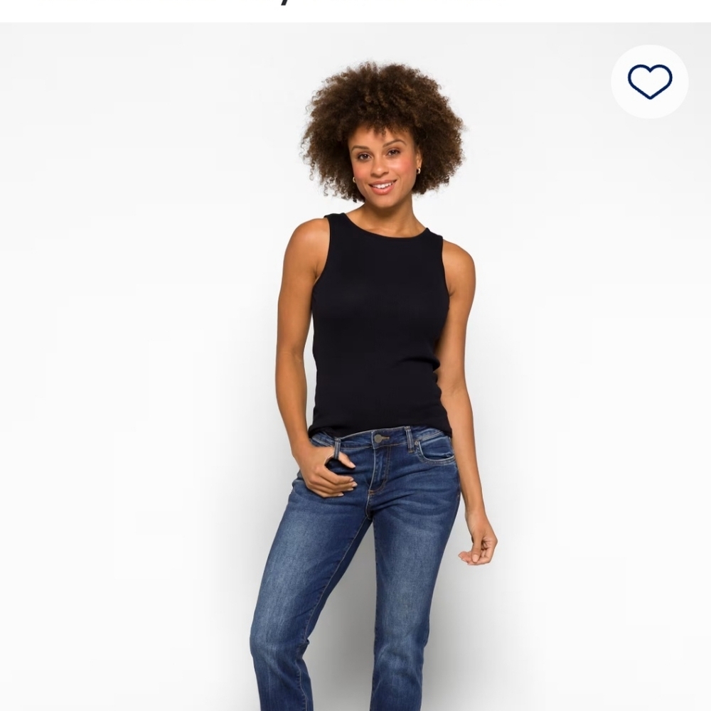 Kut from the Kloth Medium Blue Catherine Boyfriend Jeans